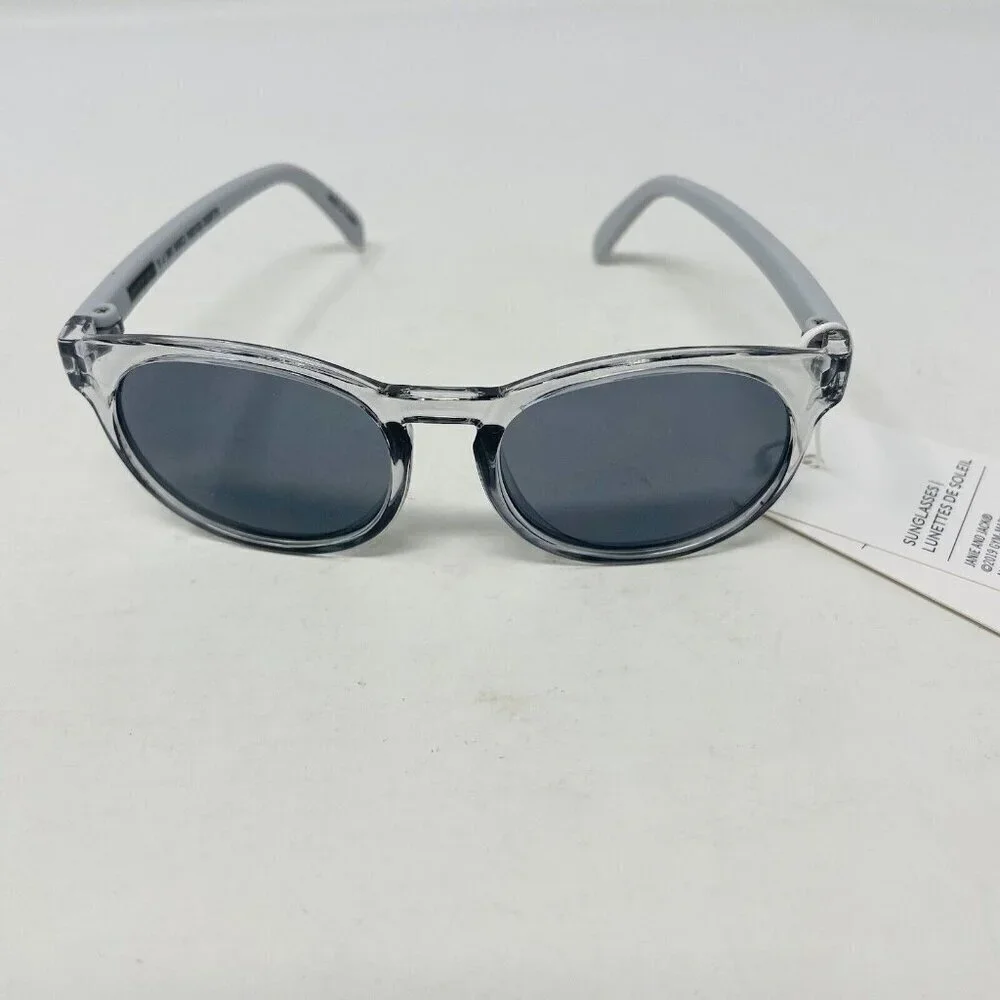 Janie and Jack Baby Boys Size 0-2 Years Round Sunglasses in Clear Gray $15